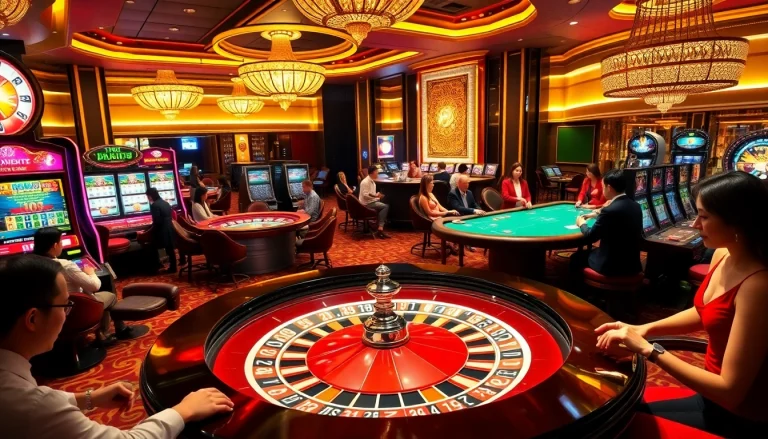 Experience the excitement at Nhà cái MMOO with vibrant casino tables, thrilling gameplay, and engaging atmosphere.