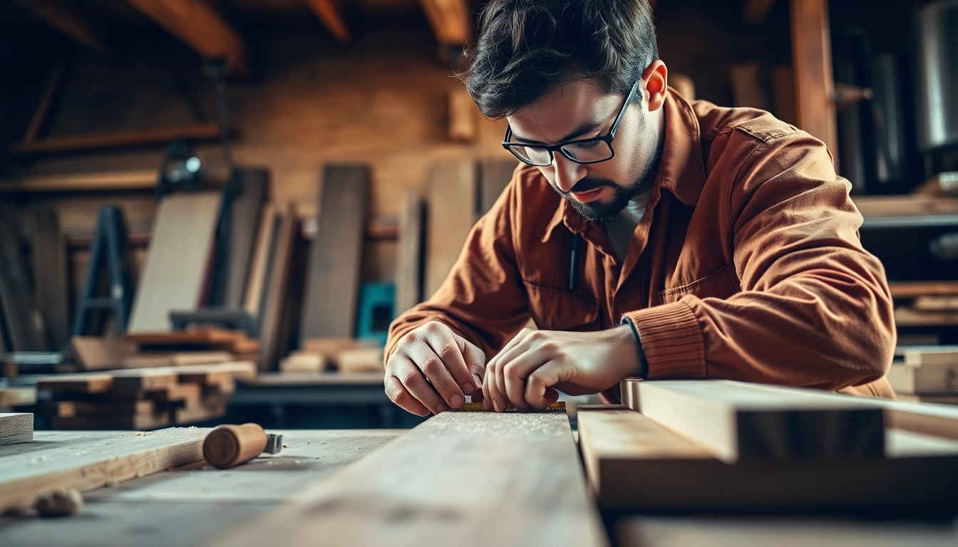 Learn about Carpentry Apprenticeship Near Me with an aspiring carpenter at work in a workshop.