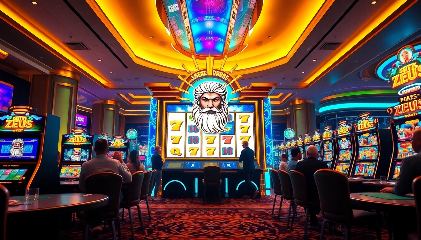 Experience the thrill of slot zeus with vibrant casino visuals featuring Zeus and thrilling gameplay.