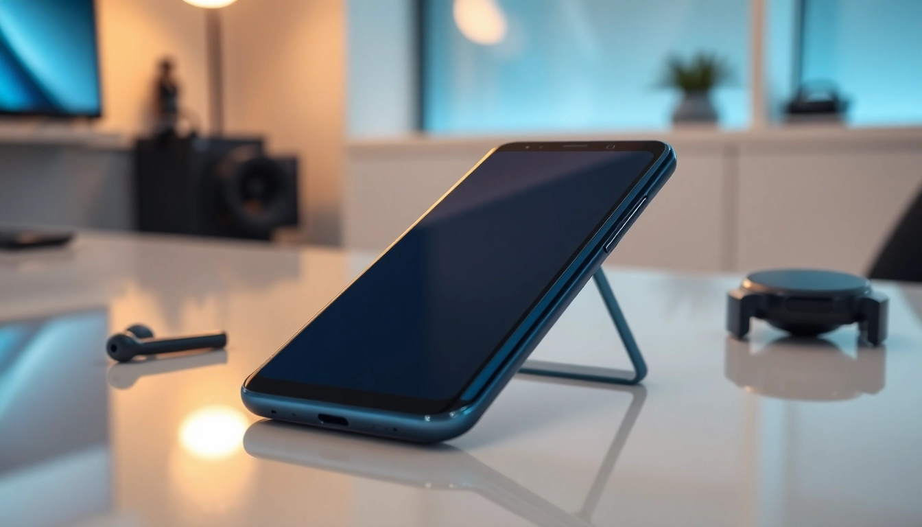 Close-up of the Samsung Galaxy S8 highlighting its sleek design and innovative features.