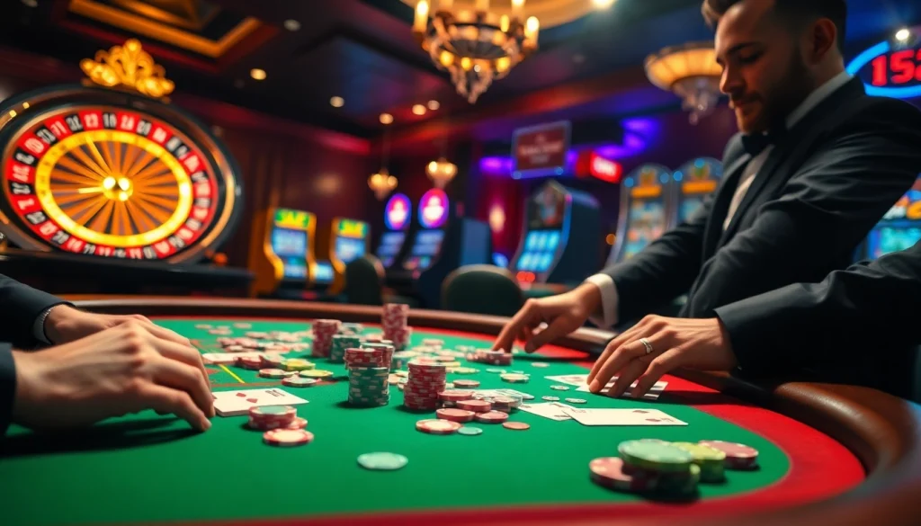 Experience thrilling gameplay at https://tobet88bet.com/ with vibrant poker tables and professional dealers.