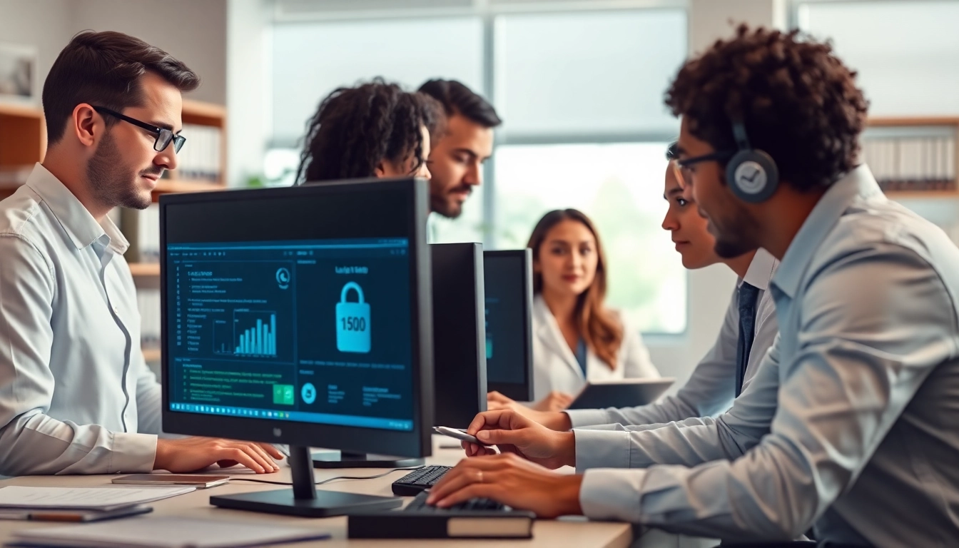 Enhance your law firm's efficiency with tailored IT services for law firms, featuring a professional setup.