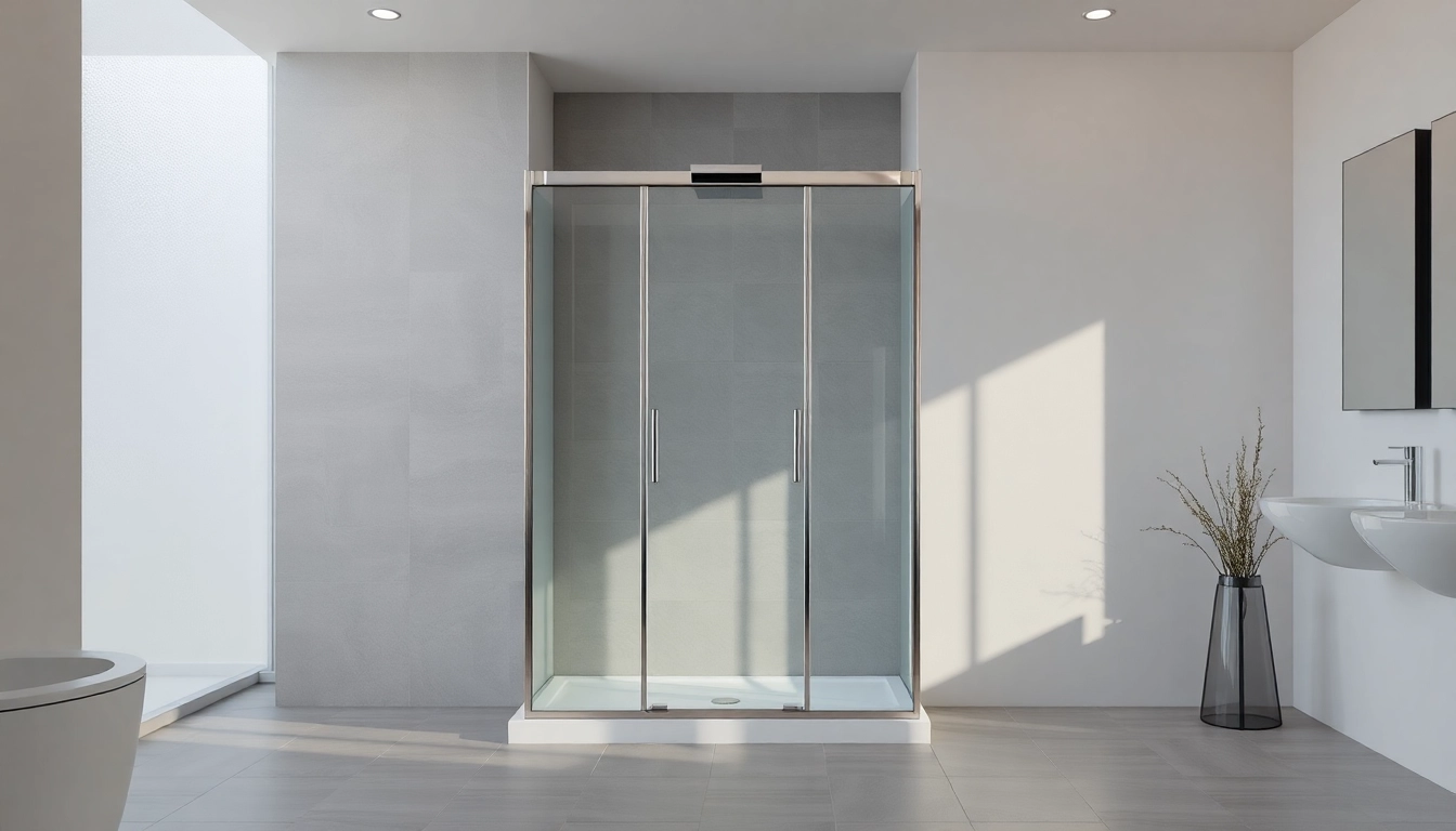 Showcasing stunning shower doors uk within a modern bathroom setting.