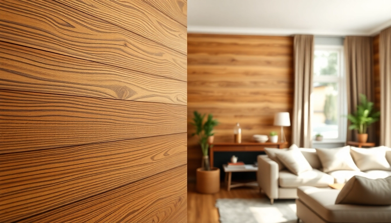 Transform your space with elegant wood wall paneling that enhances warmth and style.