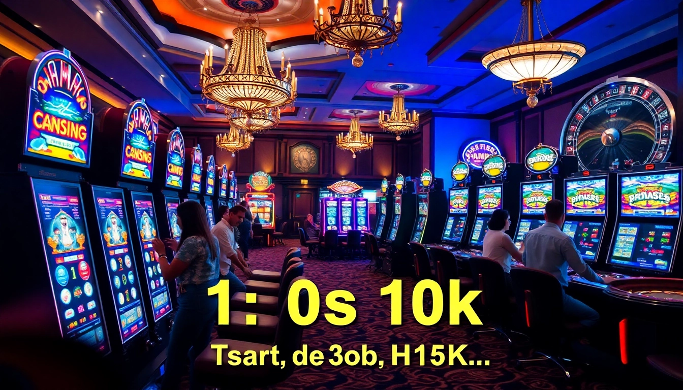Experience the thrill of gambling with slot depo 1k machines and vibrant casino atmosphere.