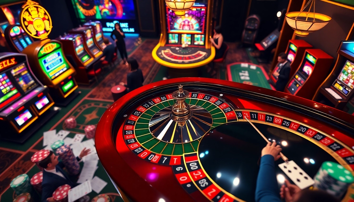 Vivez l'excitation du meilleur casino en ligne avec des tables de jeux vibrantes et des machines à sous colorées.