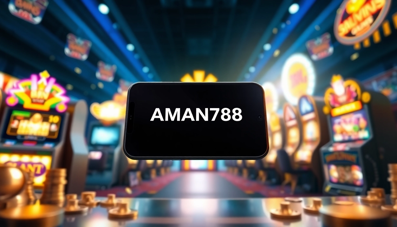 Experience the thrill of online gaming with AMAN788's vibrant slot recommendations.
