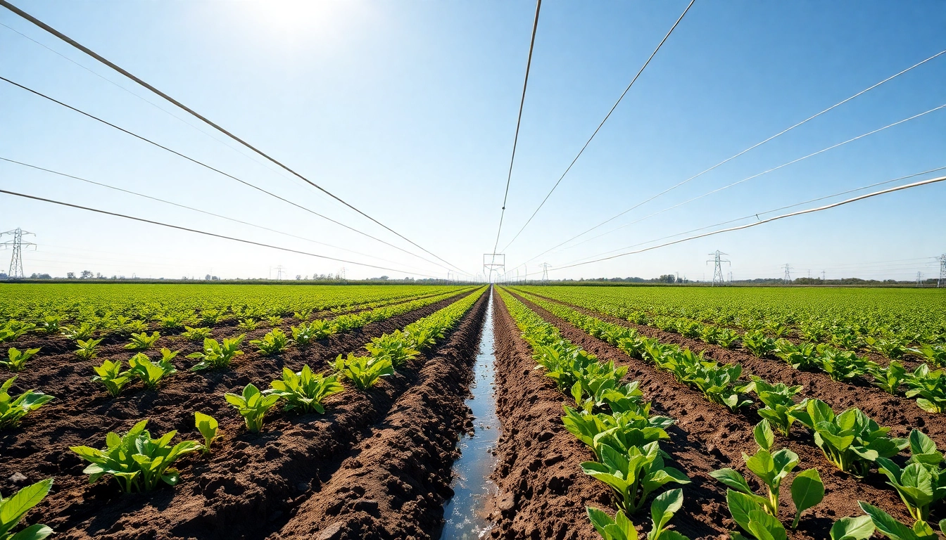 Optimize land irrigation techniques ensuring effective water distribution in agriculture.
