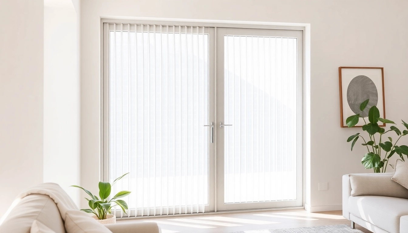 Installazione della zanzariera porta finestra in un ambiente moderno con luce naturale.