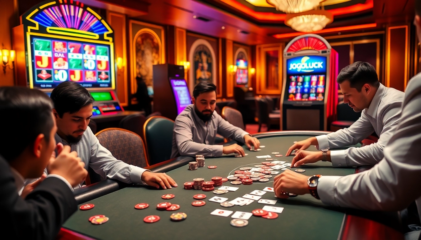 Experience the thrill of poker and gaming excitement at Jogoluck casino.
