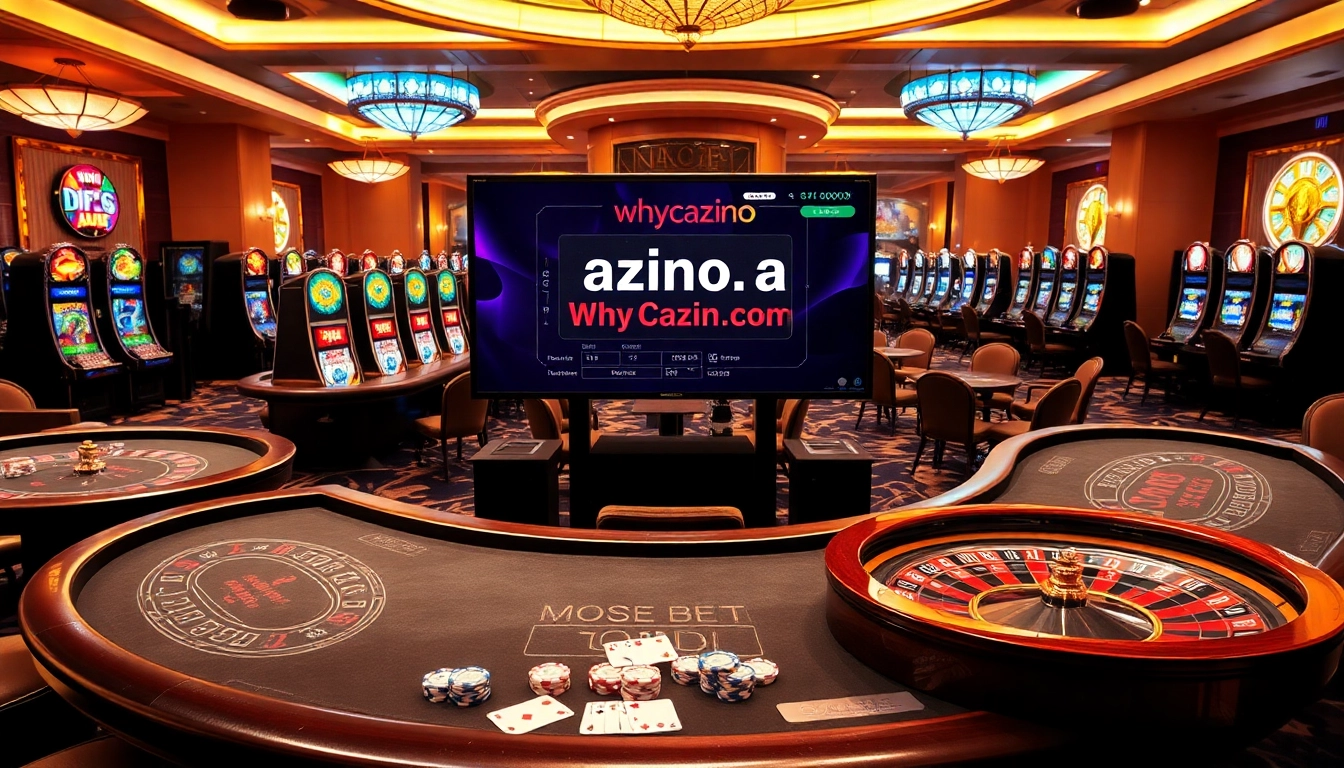 Experience vibrant casino excitement at https://whycazino.com/ with interactive games and thrilling ambiance.