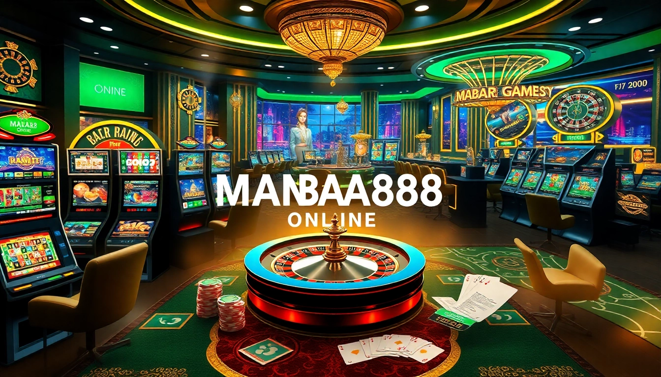 Rasakan pengalaman permainan yang menarik di MABAR88 Online dengan mesin slot yang berwarna-warni dan antarmuka kasino yang mewah.